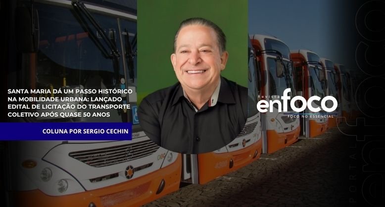 Santa Maria dá um passo histórico na mobilidade urbana: lançado edital de licitação do transporte coletivo após quase 50 anos