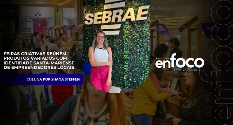 Feiras Criativas reúnem produtos variados com identidade santa-mariense de empreendedores locais