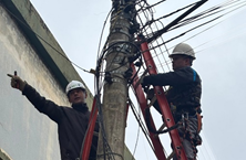 Estrela realiza segundo mutirão da campanha Poste Limpo