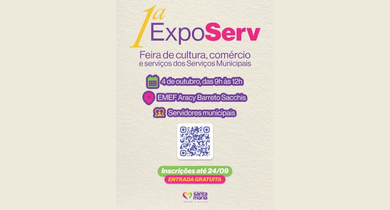Santa Maria realiza 1ª ExpoServ para valorizar talentos de servidores municipais