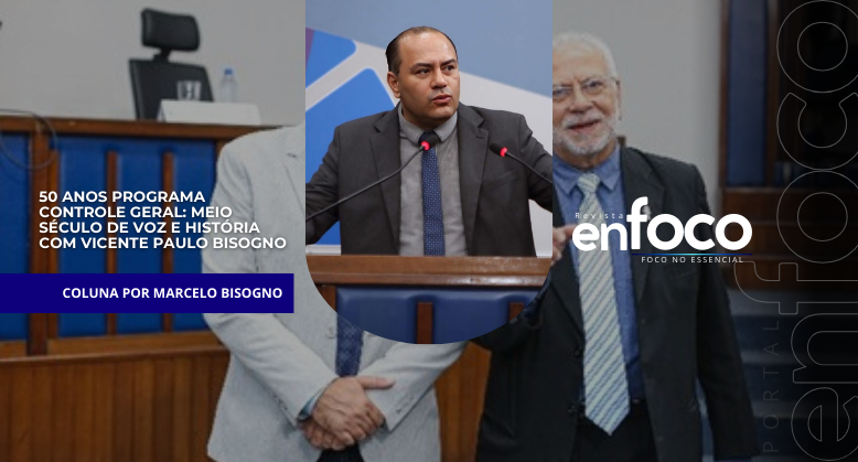 50 anos Programa Controle Geral: Meio século de voz e história com Vicente Paulo Bisogno