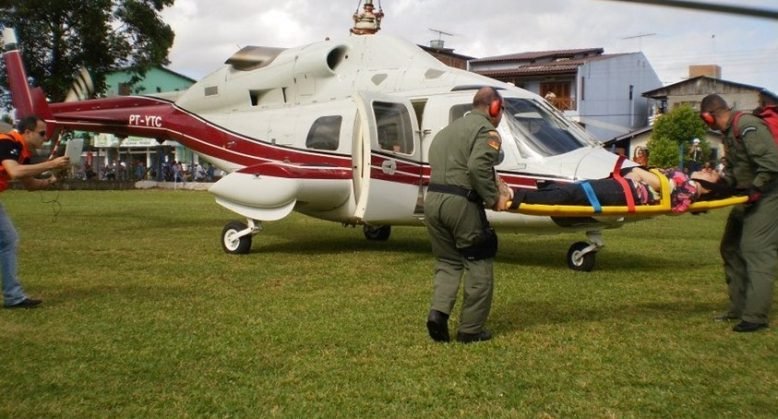 Brigada Militar testa resgate aéreo em Santa Maria com simulado no Hospital de Caridade e na ERS-511