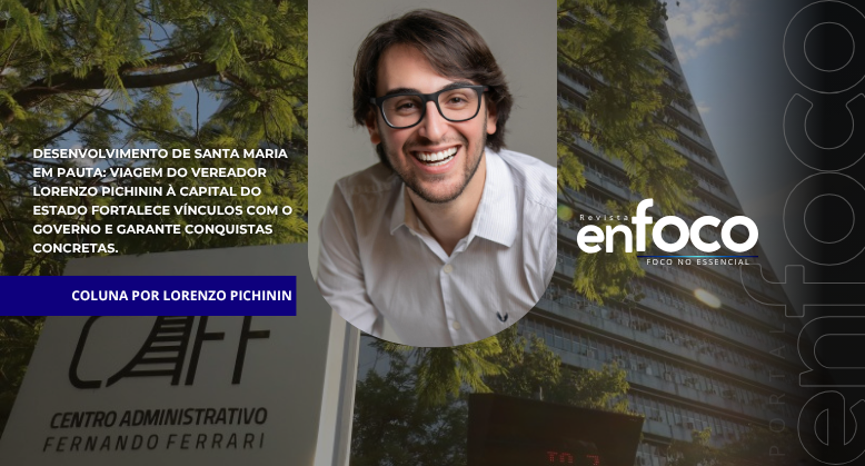 Desenvolvimento de Santa Maria em pauta: Viagem do Vereador Lorenzo Pichinin à Capital do Estado fortalece vínculos com o Governo e garante conquistas concretas.