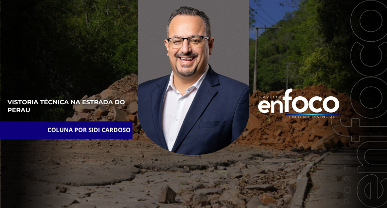 Vistoria técnica na estrada do perau